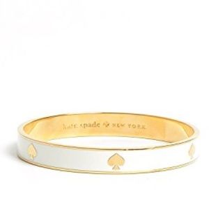 Kate Spade White and Gold Bangle NEVER WORN BEFORE